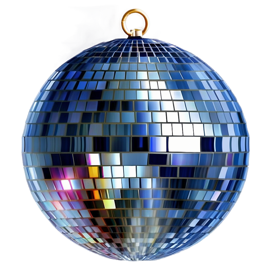 Shimmering Disco Ball PNG with transparent background