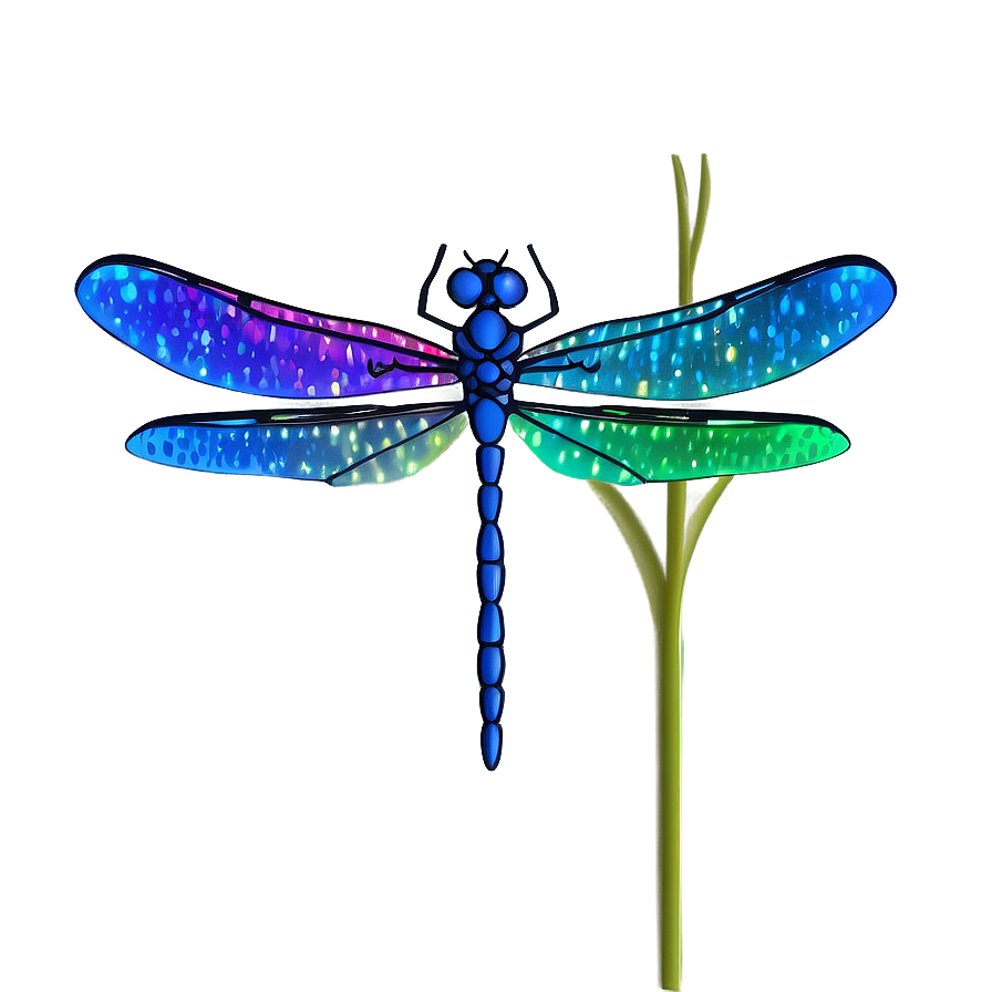 Shimmering Dragonfly Png Stj55