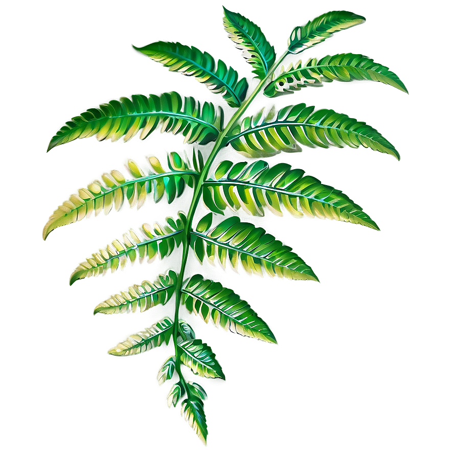 Shimmering Fern Leaf Beauty Png 52