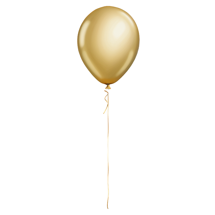 Shimmering Gold Balloon Png Eld