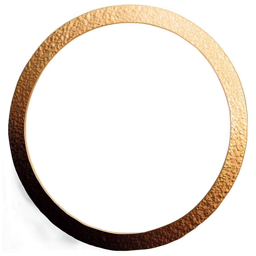 Shimmering Gold Circle Png Pmf