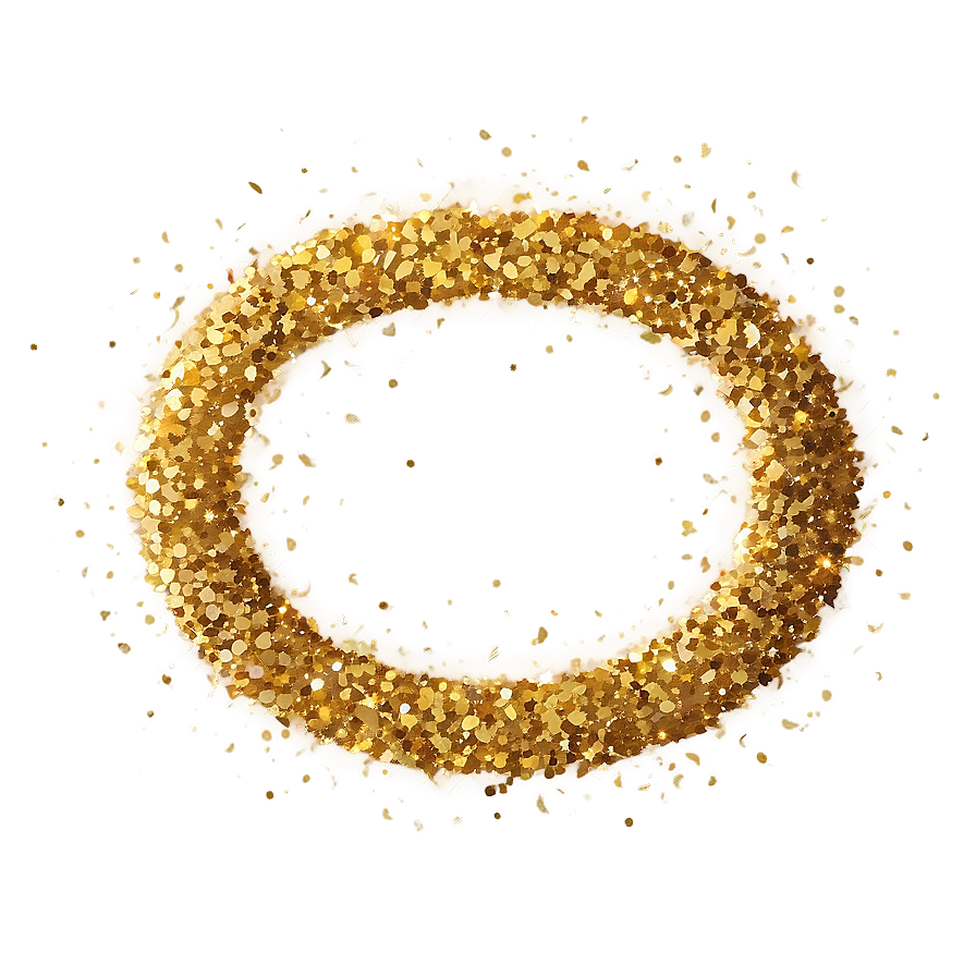 Shimmering Gold Glitter Png 6