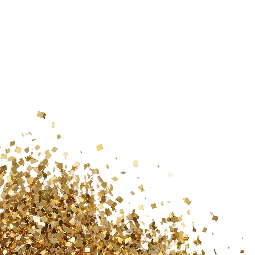 Shimmering Gold Glitter Png Mkj97