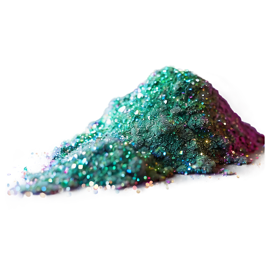 Shimmering Green Glitter Dust Png 89