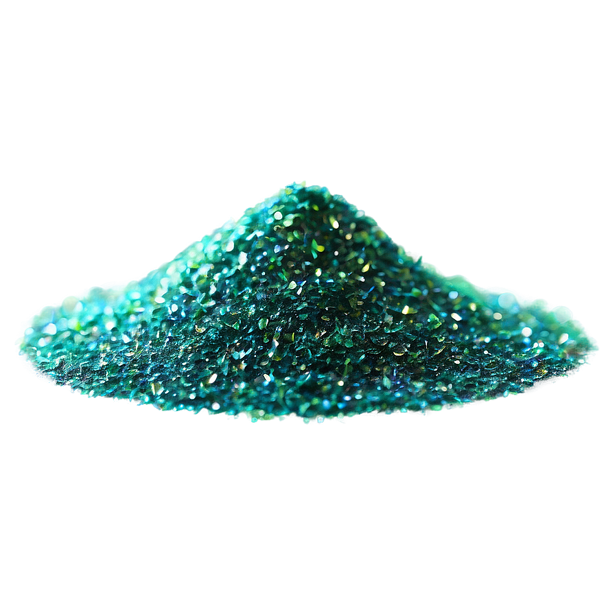 Shimmering Green Glitter Dust Png Uns45