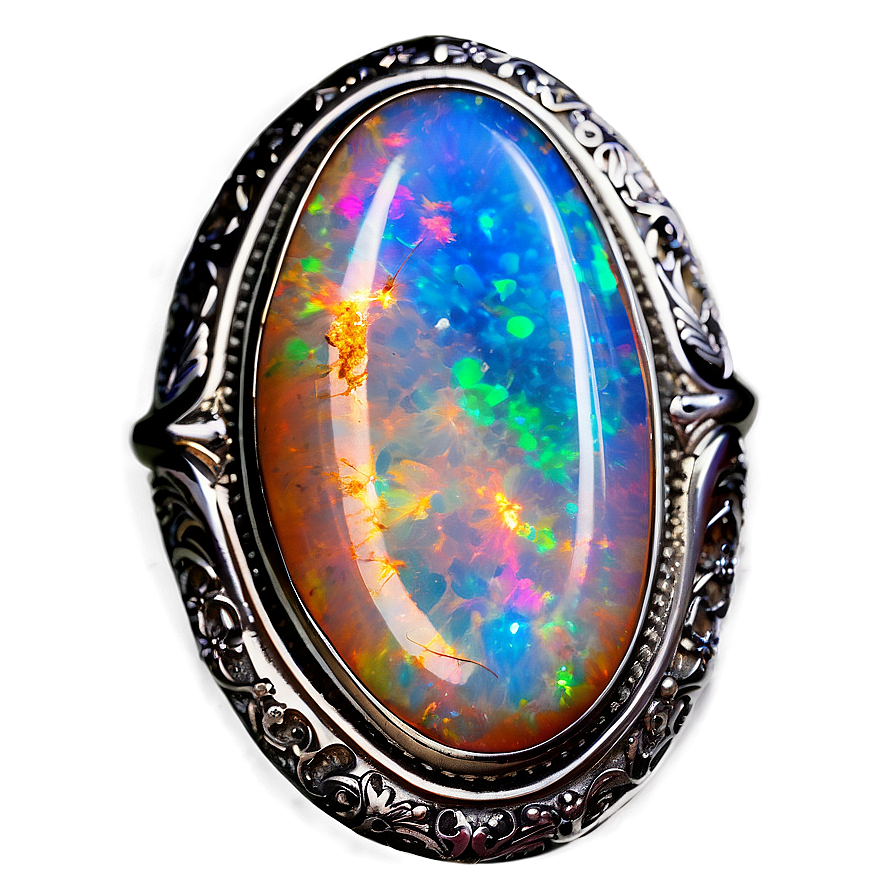 Shimmering Opal Stone Png 85