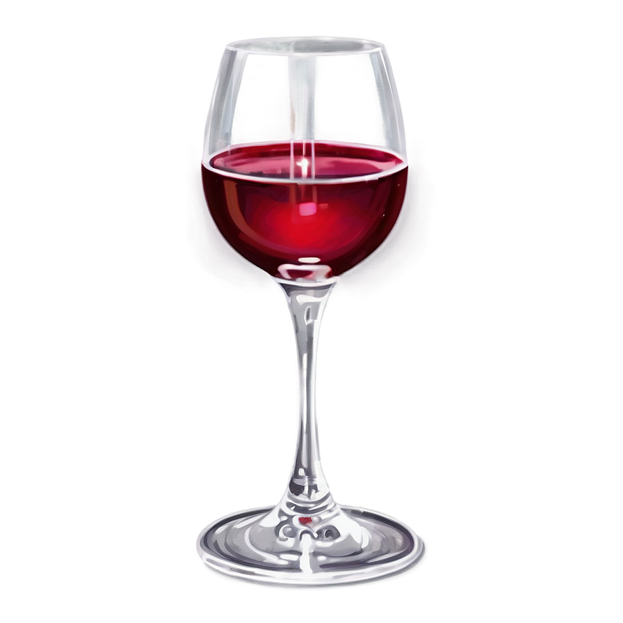 Shimmering Red Wine Glass Png Lmq24