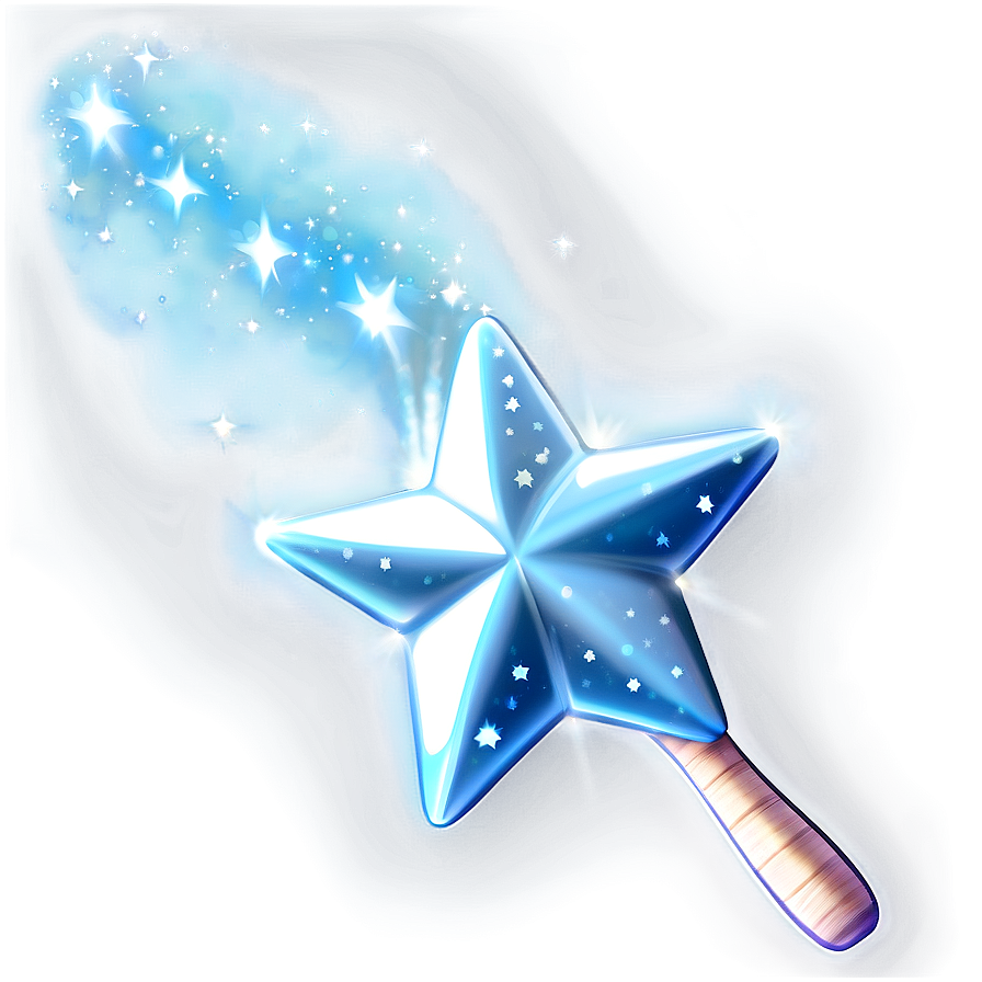 Shimmering Star Wand Png Mpk20