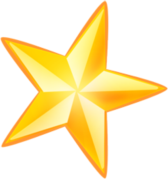 Shining Golden Star Graphic