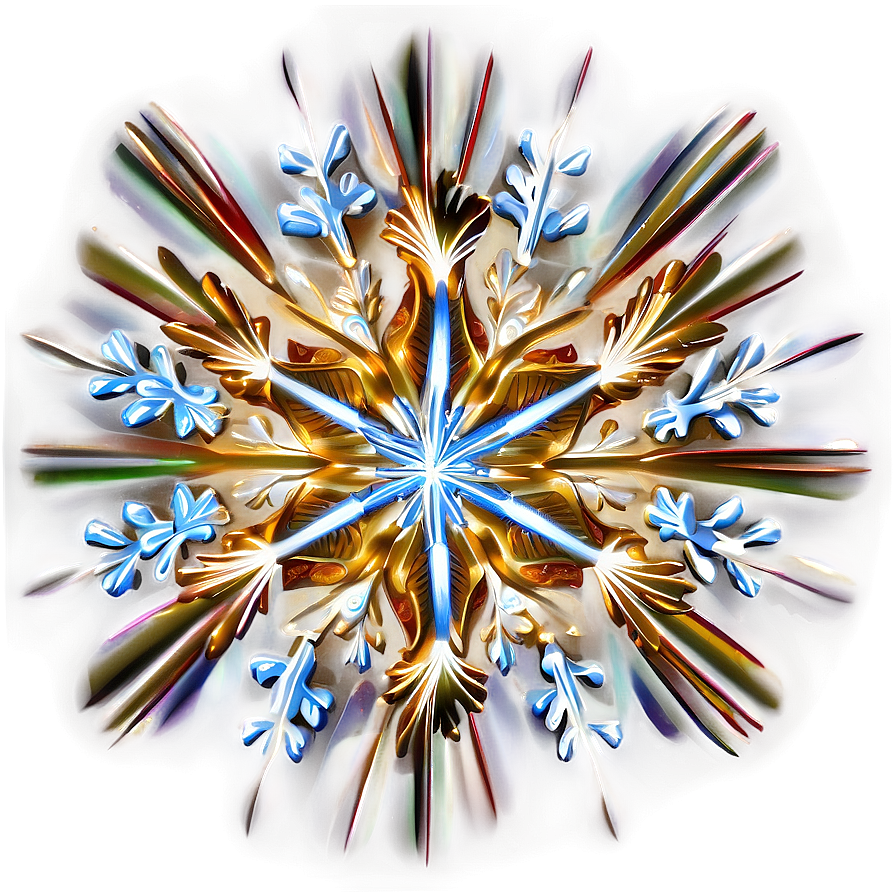 Shining Snowflake Png 06252024