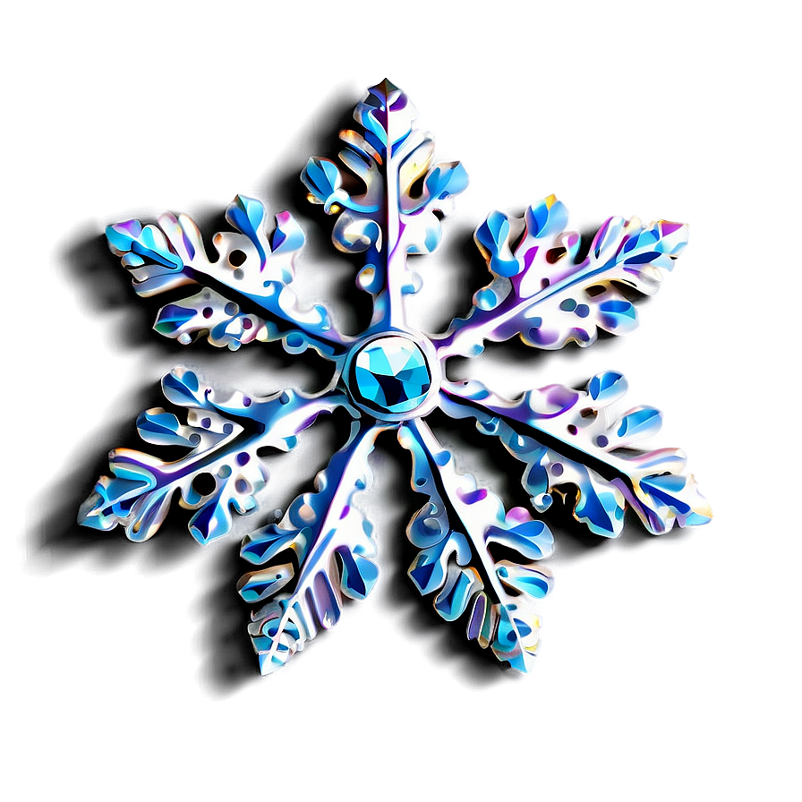 Shining Snowflake Png 06252024