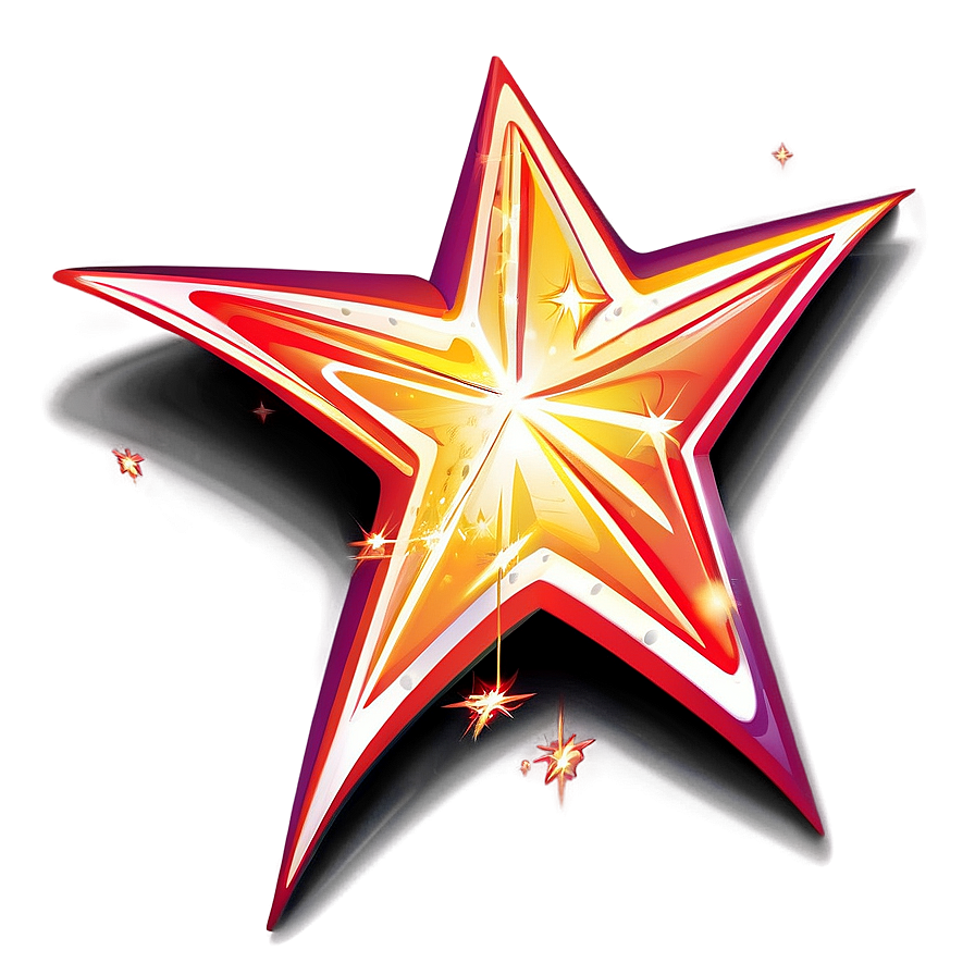 Shining Star Vector Illustration Png Jfe31