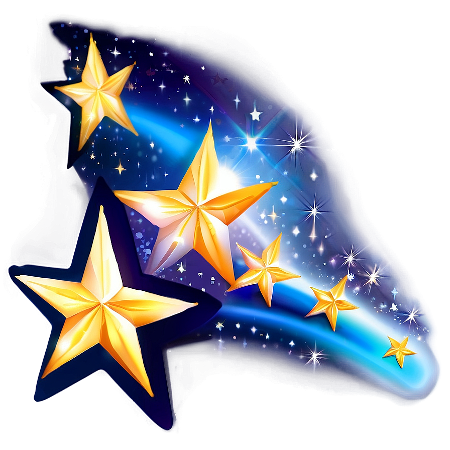 Shining Stars No Background Png 05252024