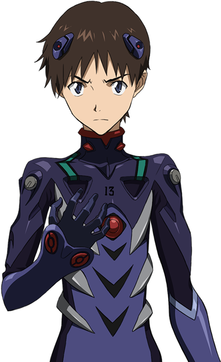 Shinji Ikari, Eva Pilot 13, Plugsuit, Khara, Takeshi - Shinji Ikari Evangelion 3.0, HD Png Download PNG with transparent background