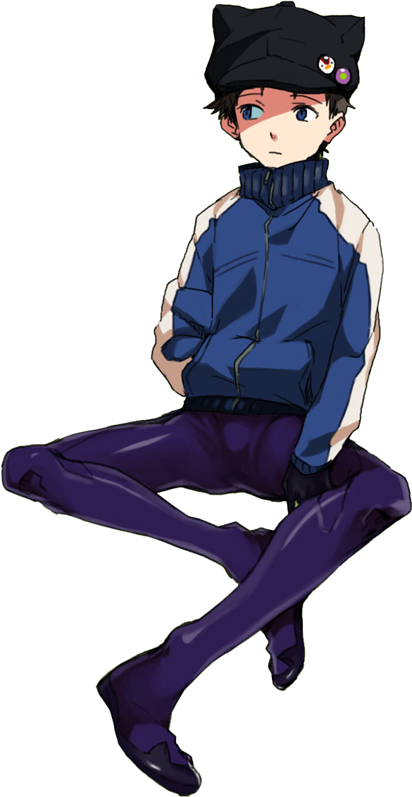 Shinji Ikari Evangelion Casual Pose