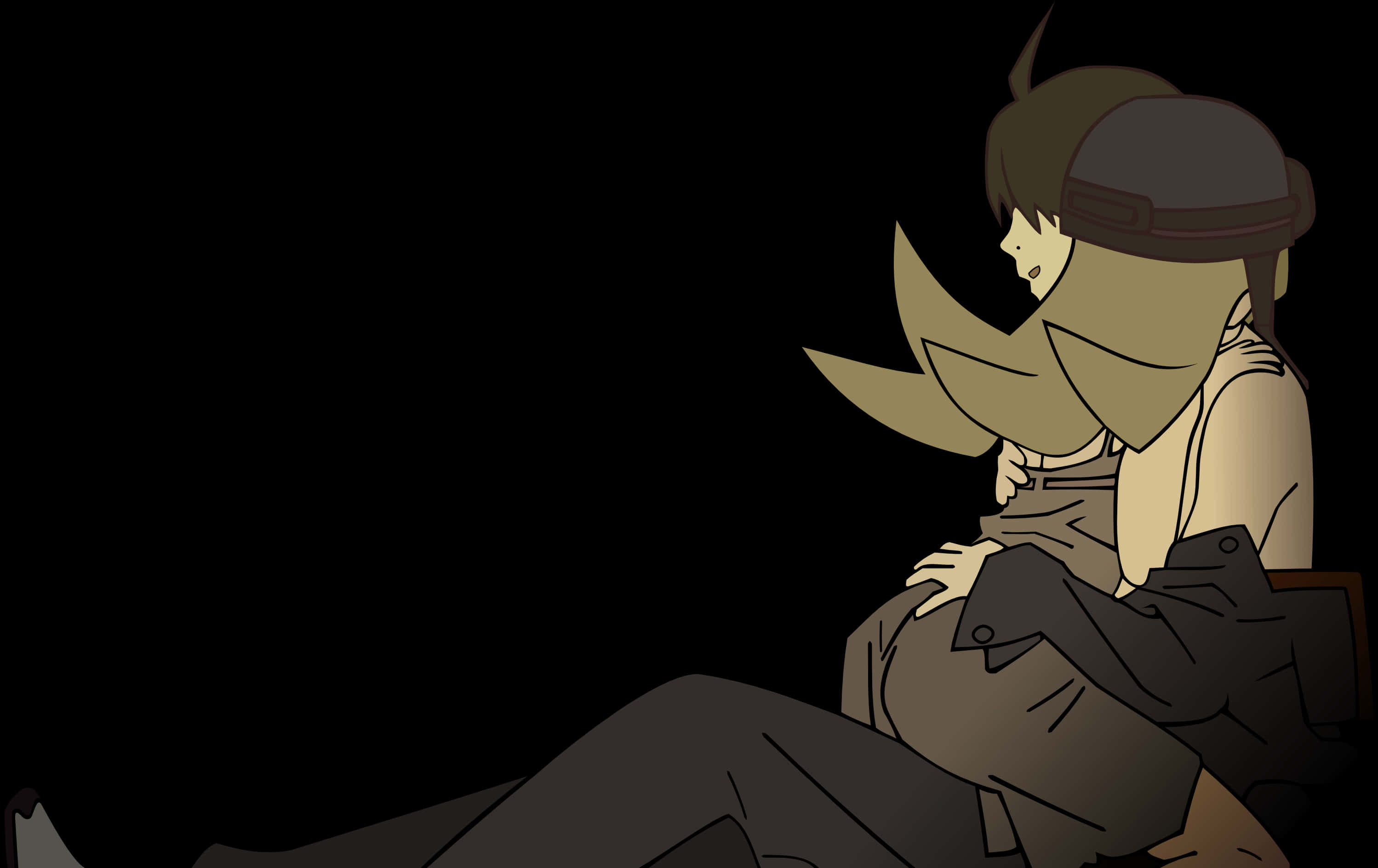 Araragi And Shinobu Png, Transparent Png PNG with transparent background