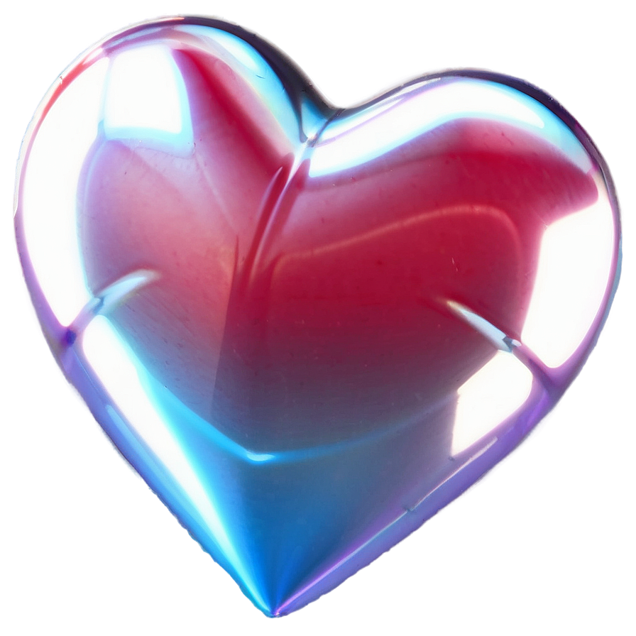 Shiny 3d Heart Png 05252024