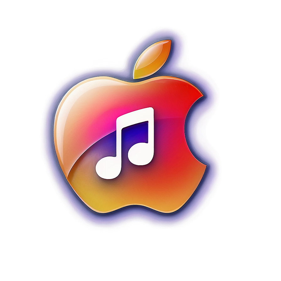 Shiny Apple Music Logo Png Vnp