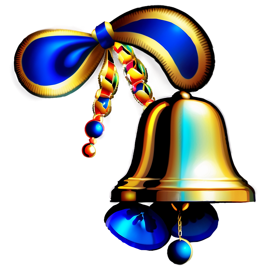 Shiny Bell Decoration Png 06212024