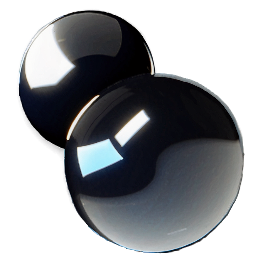 Shiny Black Dot Png 06262024