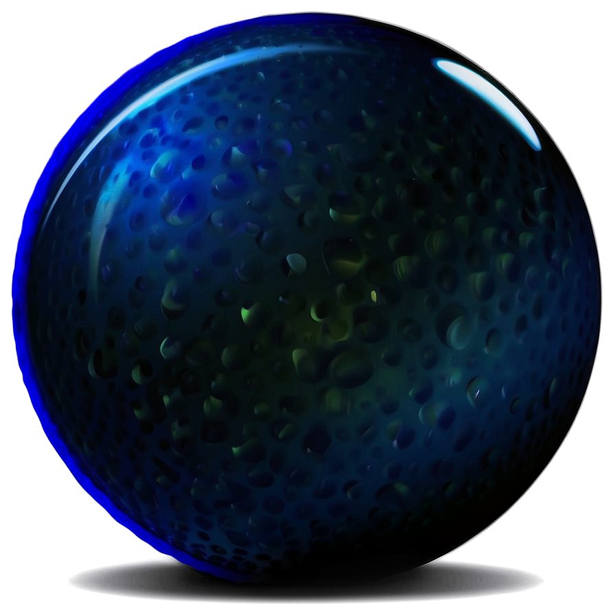 Shiny Blue Ball Png 06132024