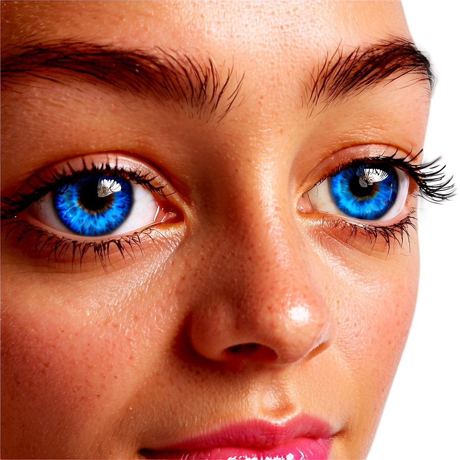 Shiny Blue Eyes Png 06122024