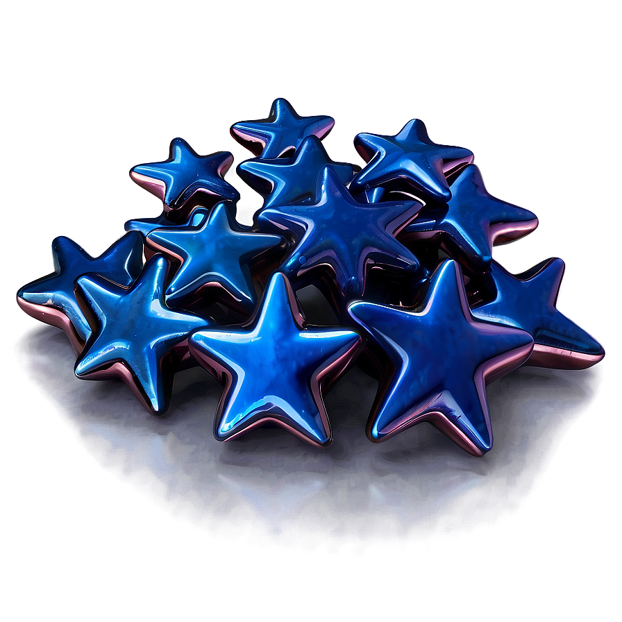 Shiny Blue Stars Png Lln