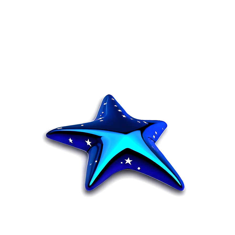 Shiny Blue Stars Png Ute