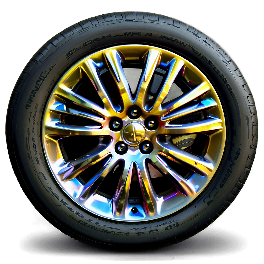 Shiny Car Wheel Png 06122024