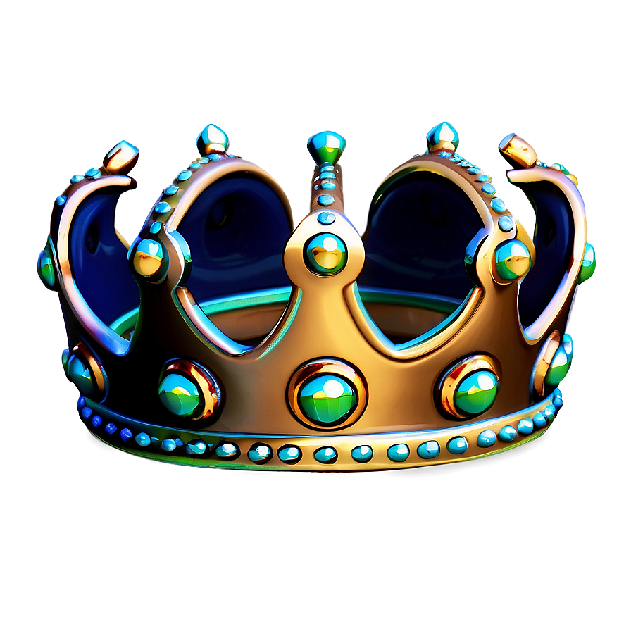 Shiny Cartoon Crown Png Ros15