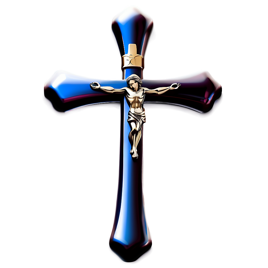 Shiny Catholic Cross Symbolism Png Mil