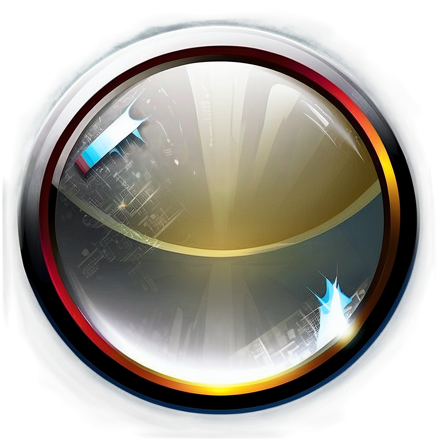 Shiny Circle Illustration Png 04302024