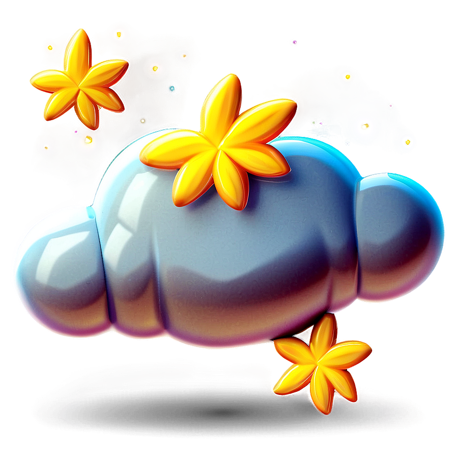 Shiny Cloud Cute Png 48