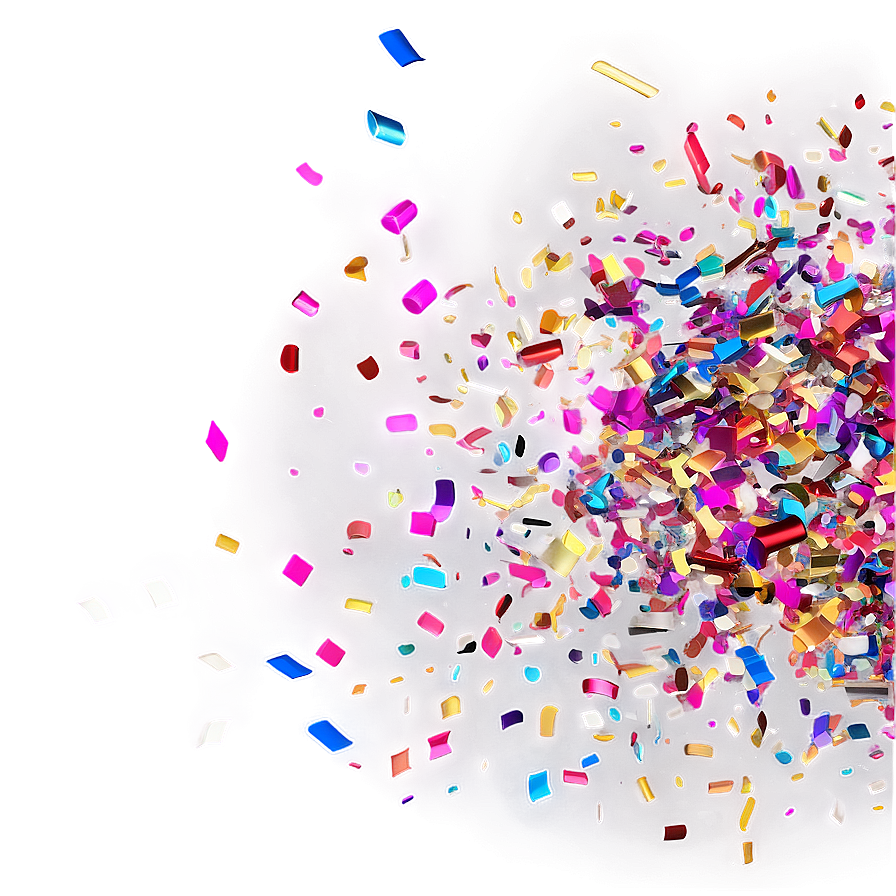 Shiny Colorful Confetti Png Jfv24