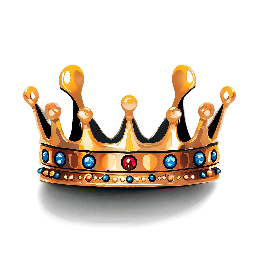 Shiny Crown Vector Png 3