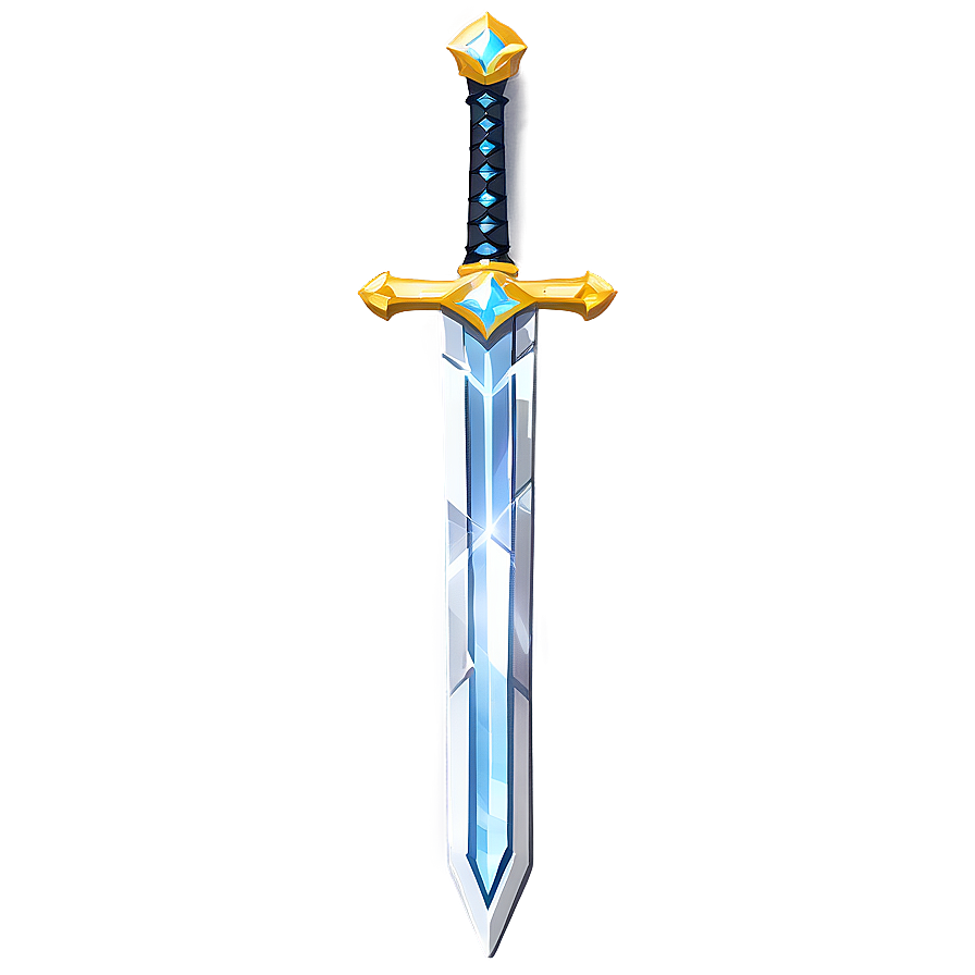 Shiny Diamond Sword Graphic PNG 05252024 PNG image with a transparent background, free high-resolution download