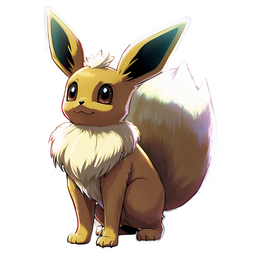Shiny Eevee Encounter PNG qny74 PNG with transparent background