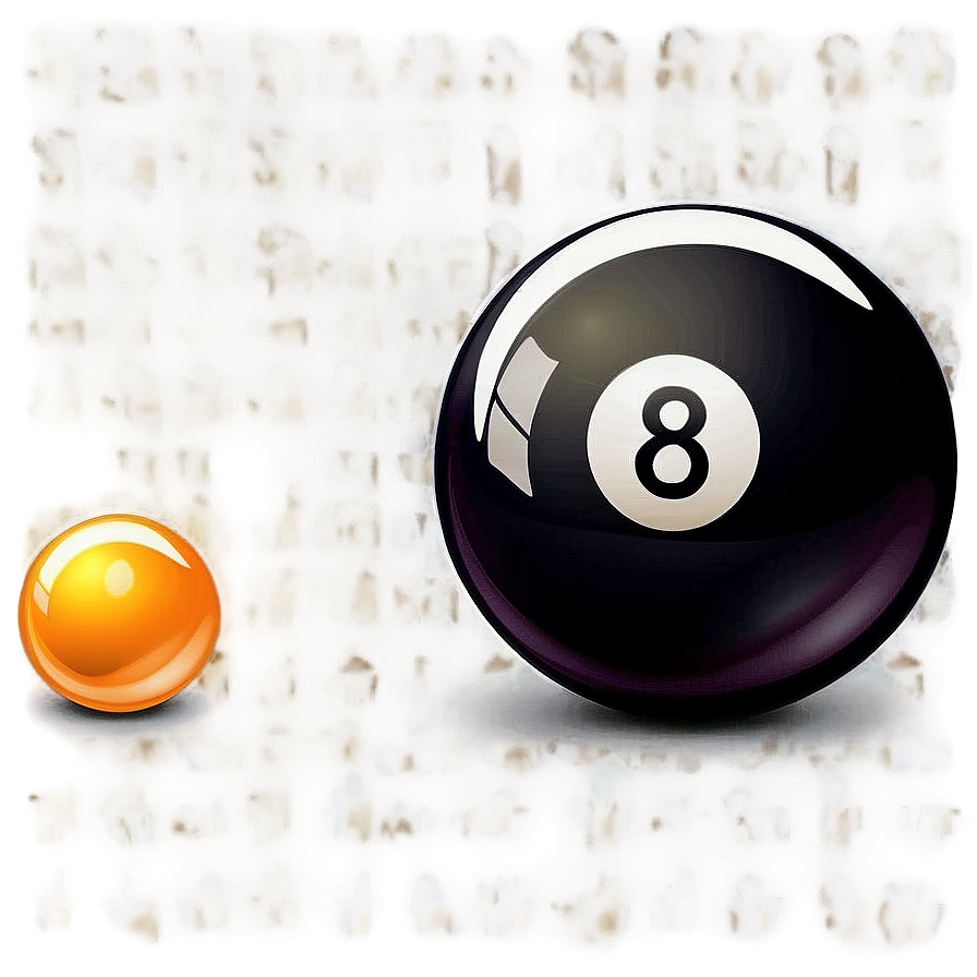 Shiny Eight Ball Graphic Png 06292024