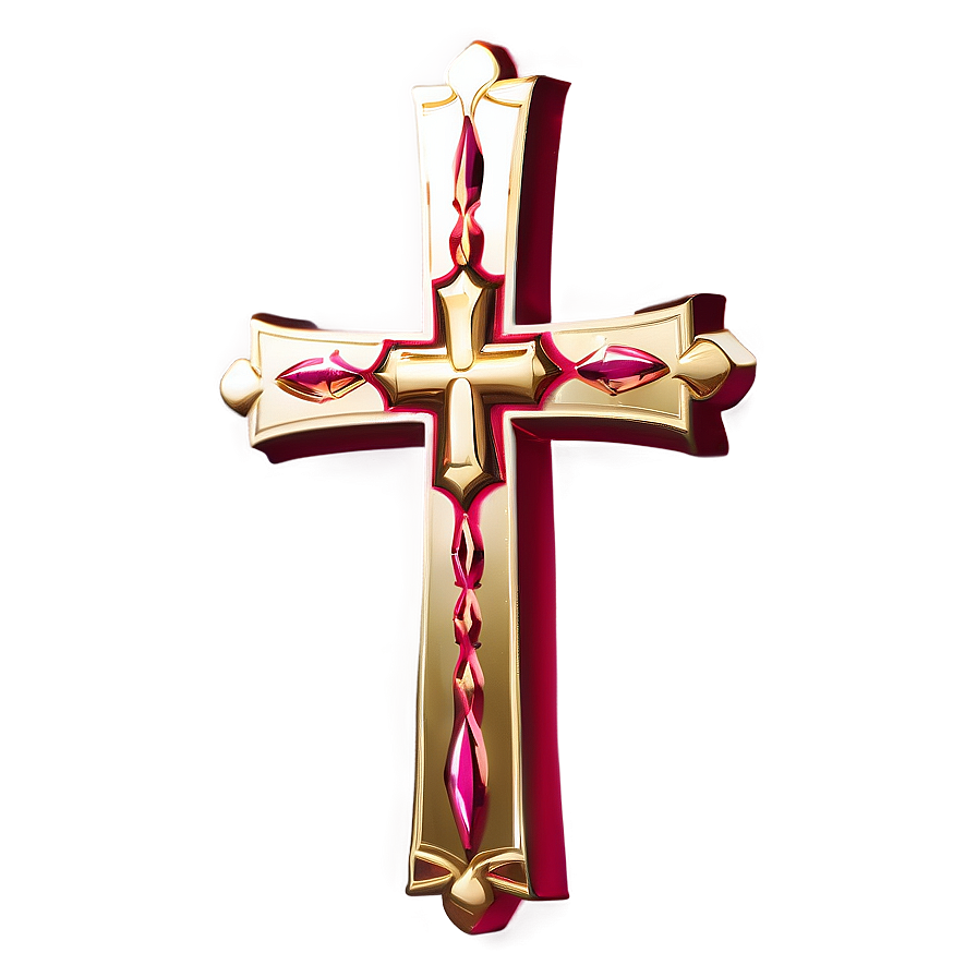 Shiny Fancy Cross Png 16