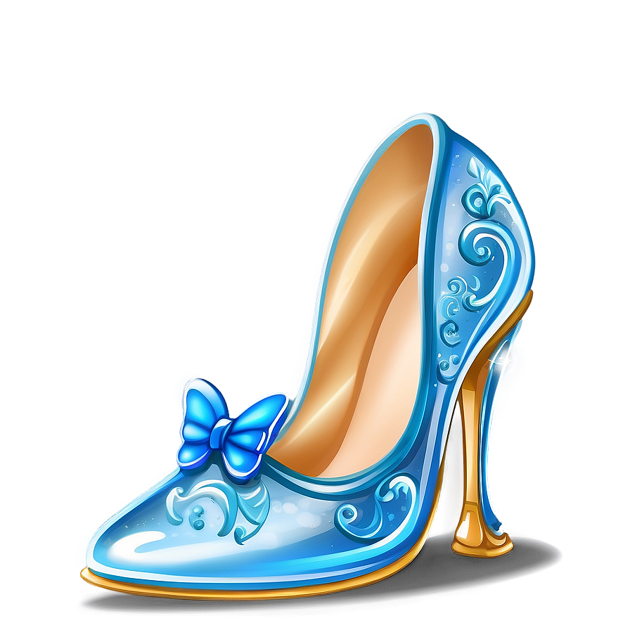 Shiny Glass Slipper Cinderella Png 37