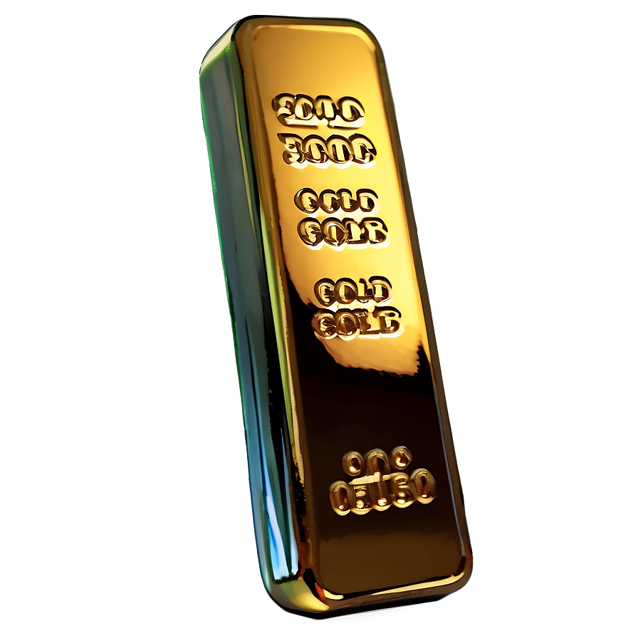 Shiny Gold Bar PNG akj PNG with transparent background