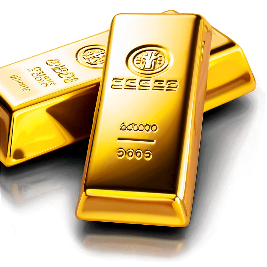 Shiny Gold Bar PNG vox6 PNG with transparent background