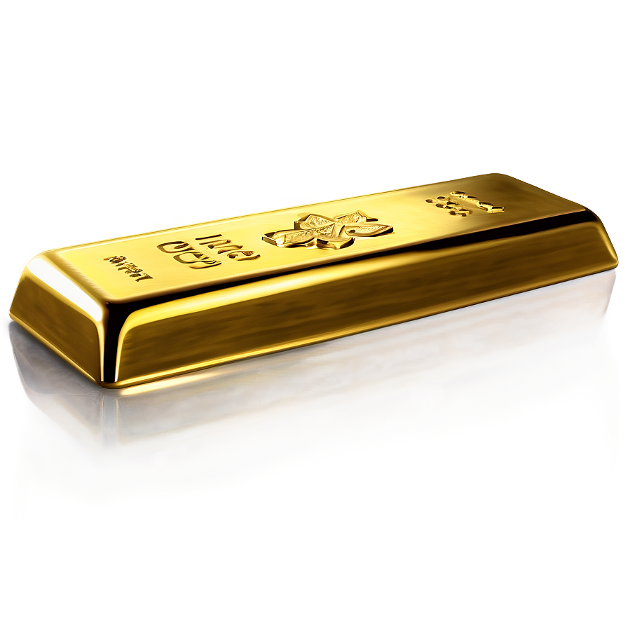 Shiny Gold Bar PNG wxf26 PNG with transparent background