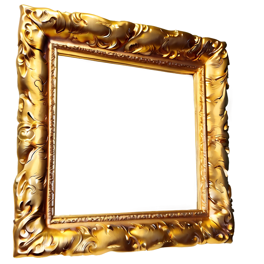 Shiny Gold Frame Png Cmg