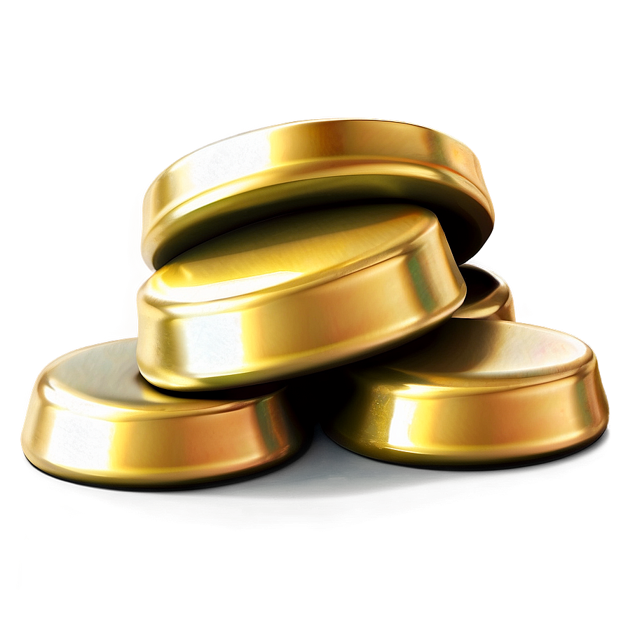 Shiny Gold Pile Png 06272024