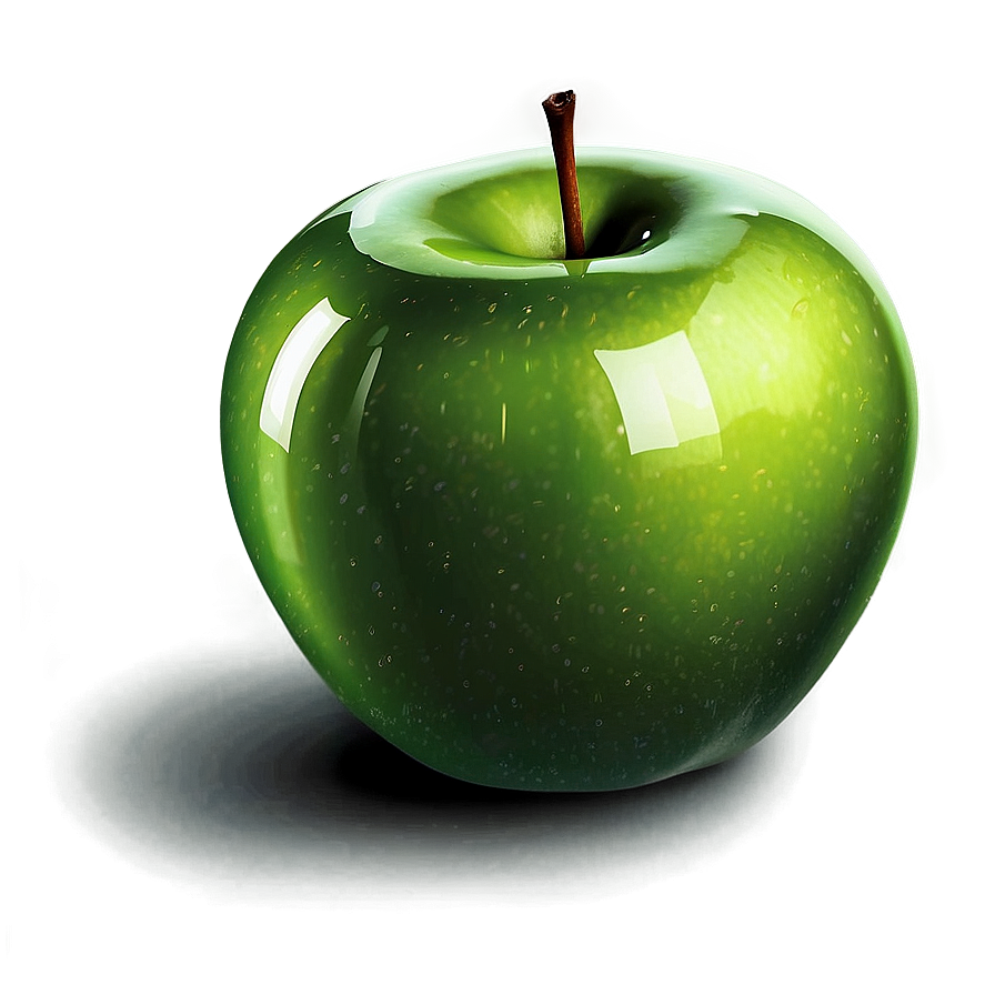 Shiny Green Apple PNG 05062024 PNG with transparent background