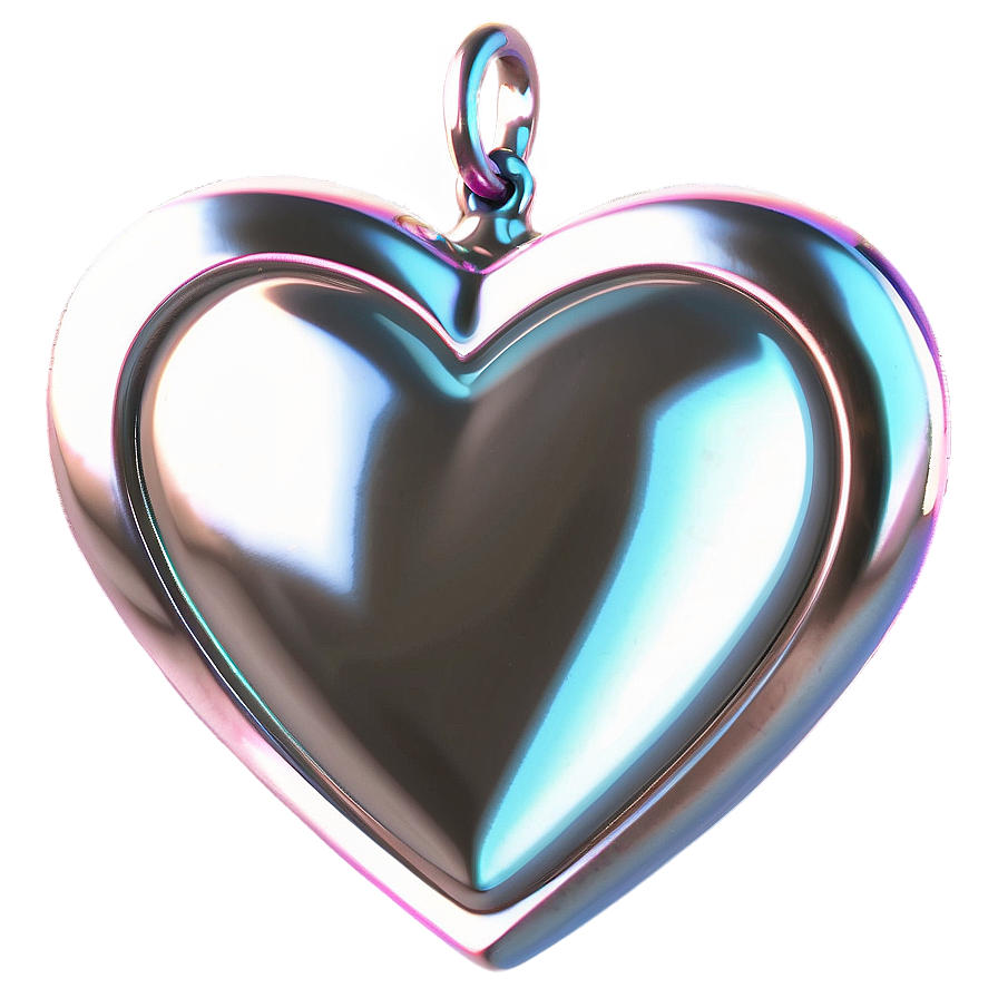 Shiny Heart Decoration Png 05252024