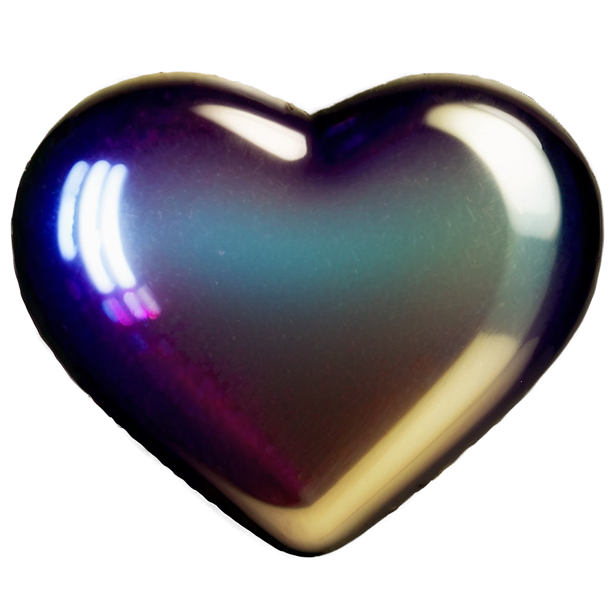 Shiny Heart Decoration Png B