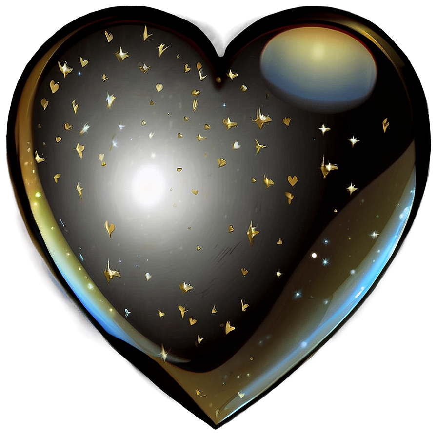 Shiny Heart Vector Png 06132024