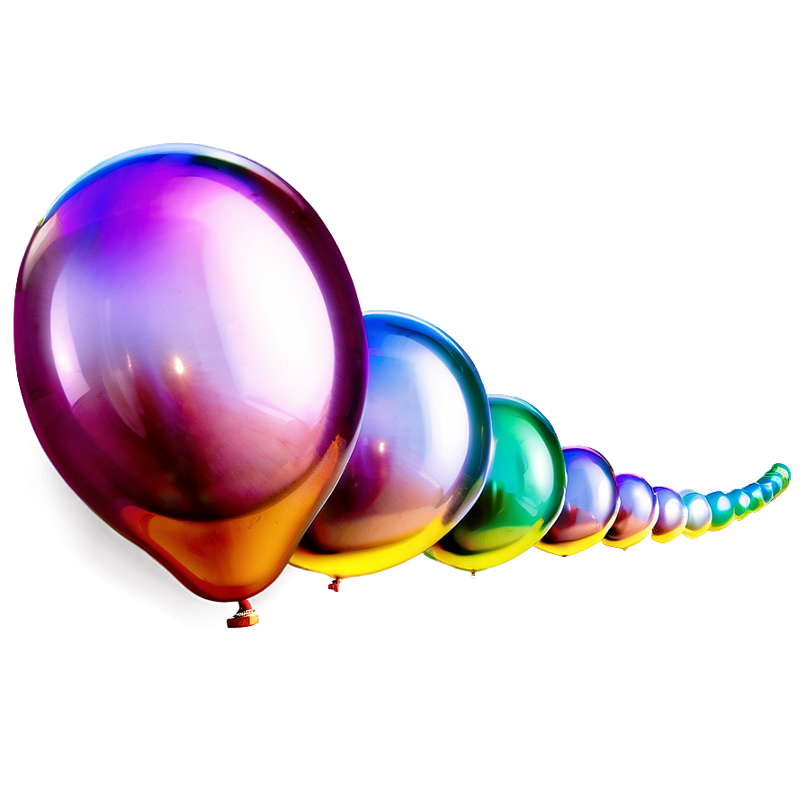 Shiny Helium Balloon Png 05032024